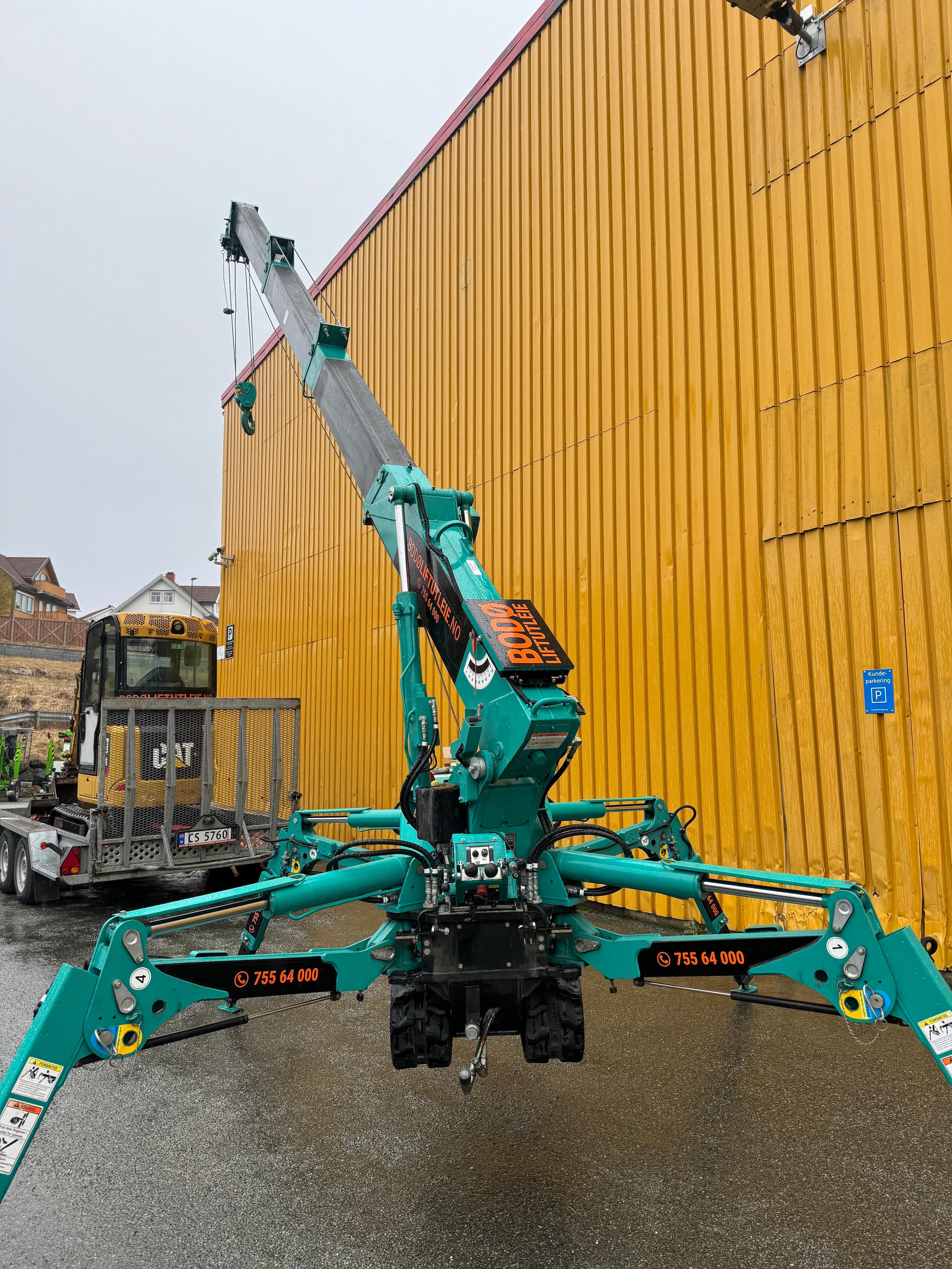 Vi har et utvalg beltekraner og kranbiler for leie i Bodø. Kontakt oss i dag for pristilbud!