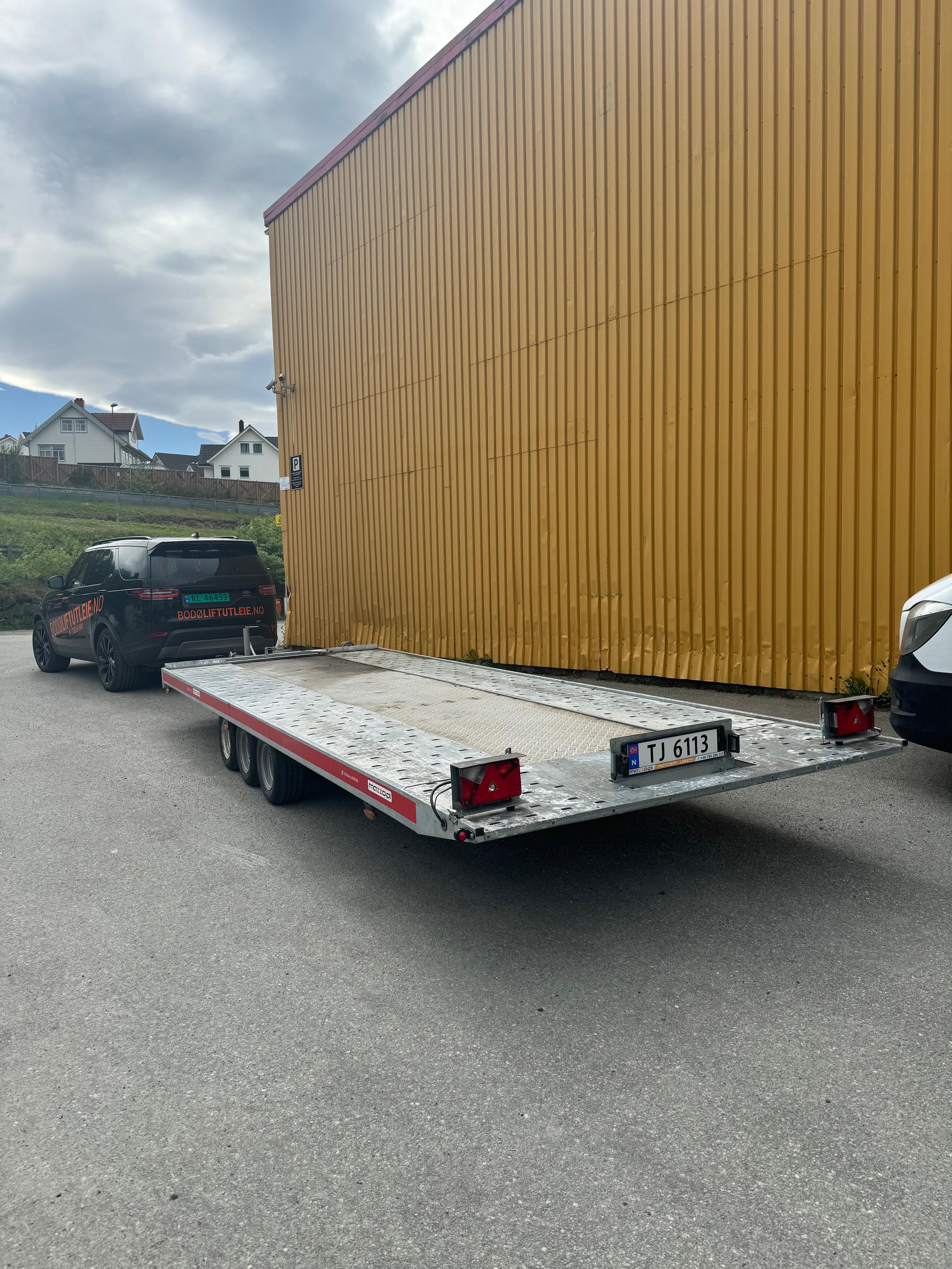 Biltransport tilhenger leie bodø